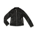 Giacca in similpelle colore nero con zip frontali Lora Ferres, Abbigliamento Donna, SKU j612000019, Immagine 0